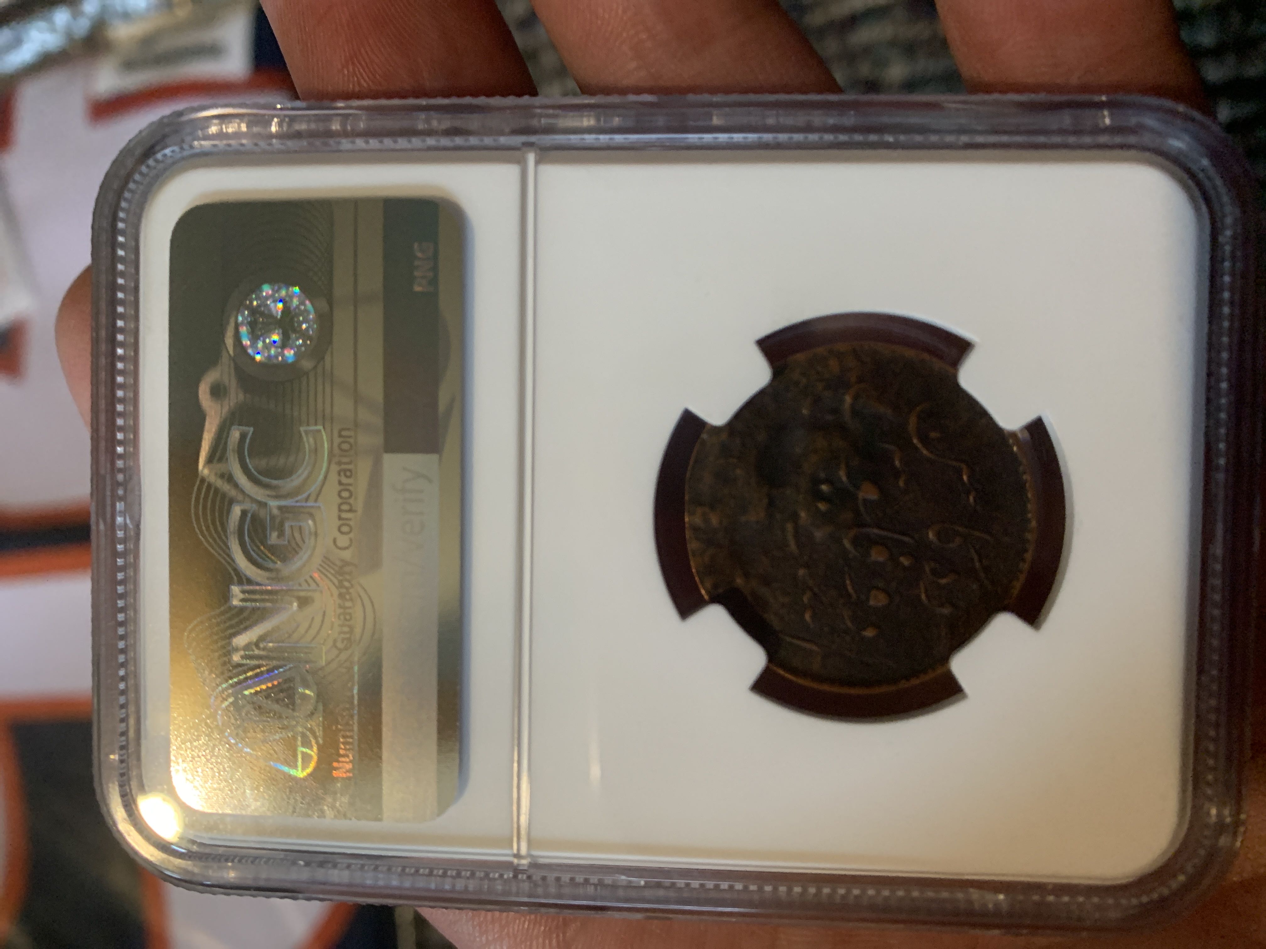 India 10Cash 1808 Madras Presidency  coin collectible [Barcode 30326900025768559107] - Main Image 2