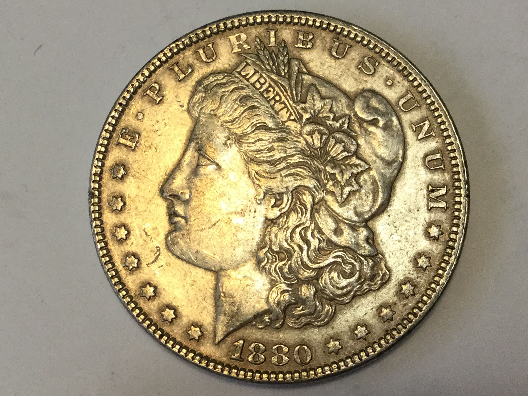 Dollar Morgan 1880 EF  coin collectible - Main Image 3