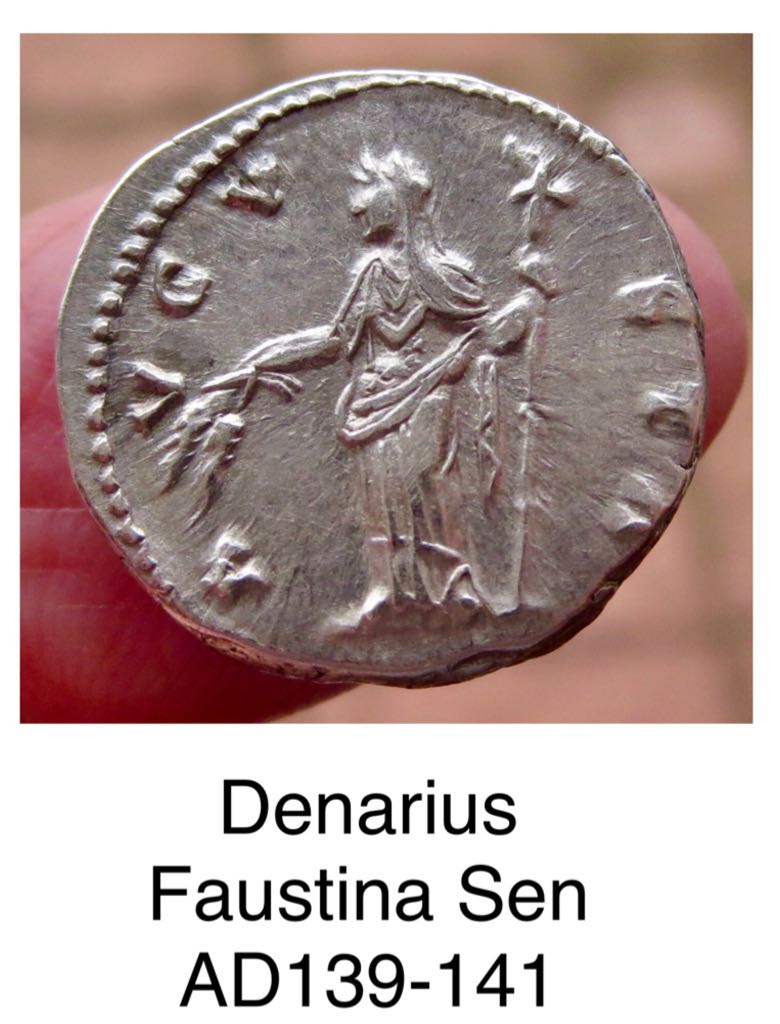 Denarius of Faustina Senior  coin collectible - Main Image 2