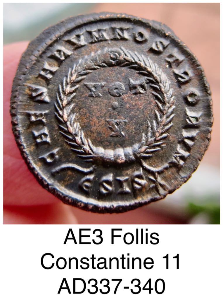 AE3 of Constantine II  coin collectible - Main Image 2