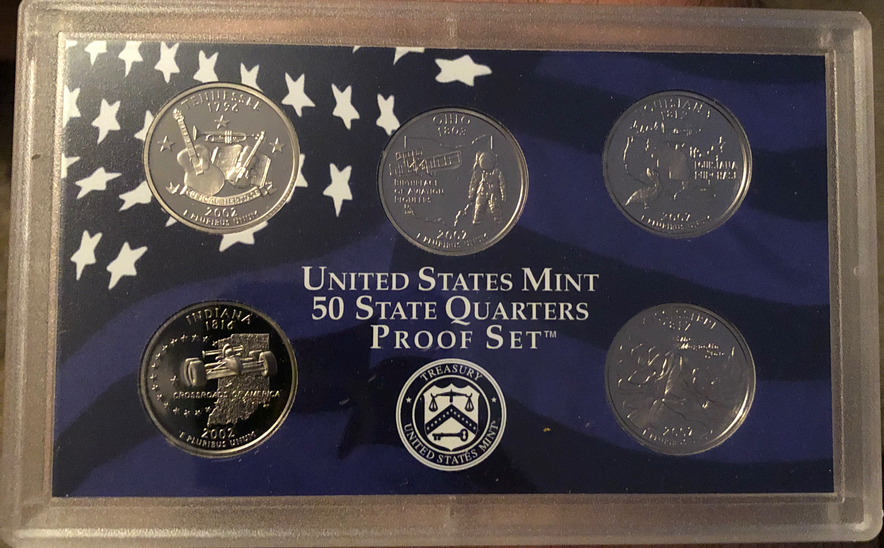 2002 United States Mint Proof Set 2002  coin collectible [Barcode 704785001060] - Main Image 4