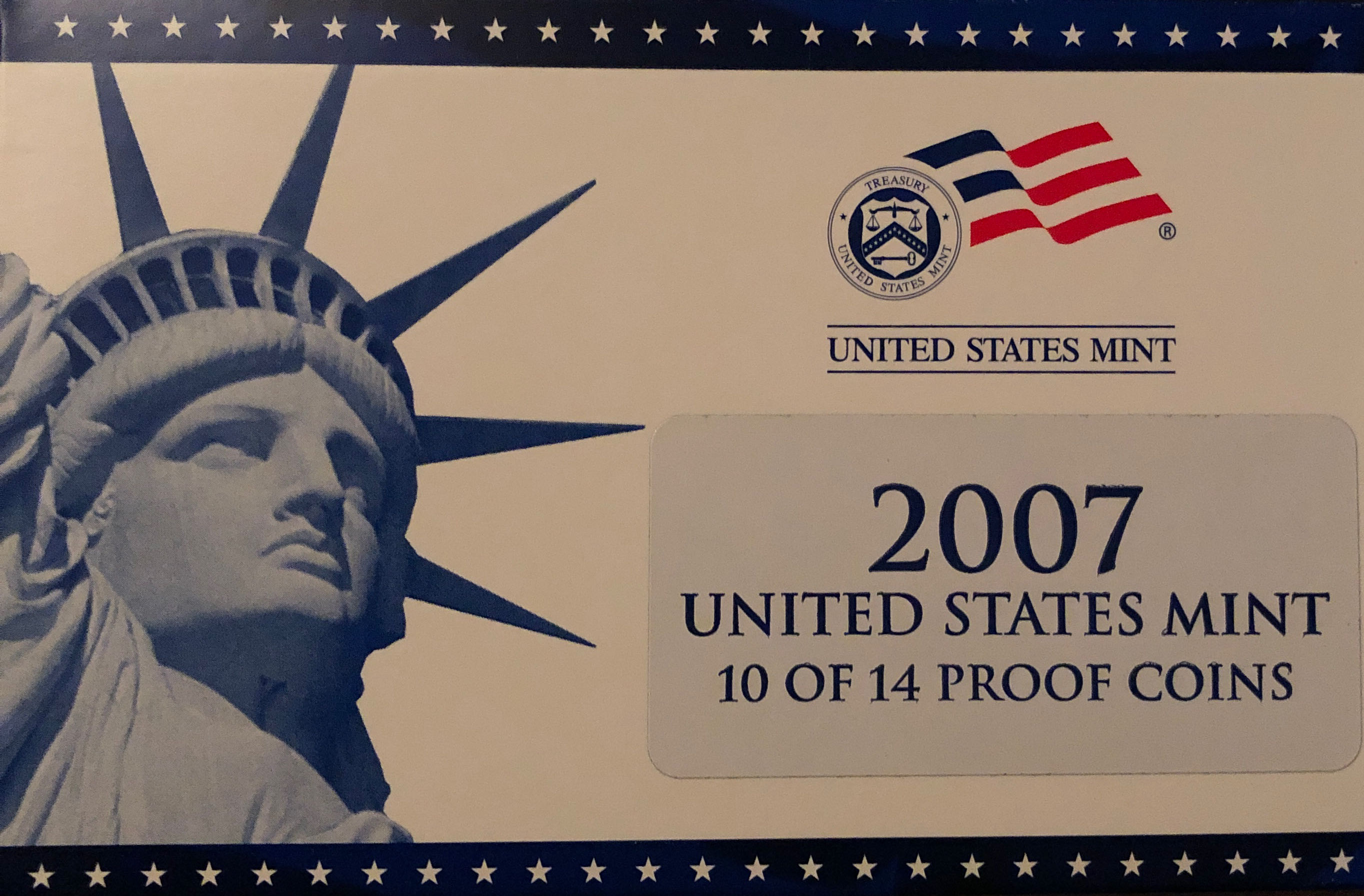 2007 United States Mint Proof Set 2007  coin collectible [Barcode 704785053557] - Main Image 2