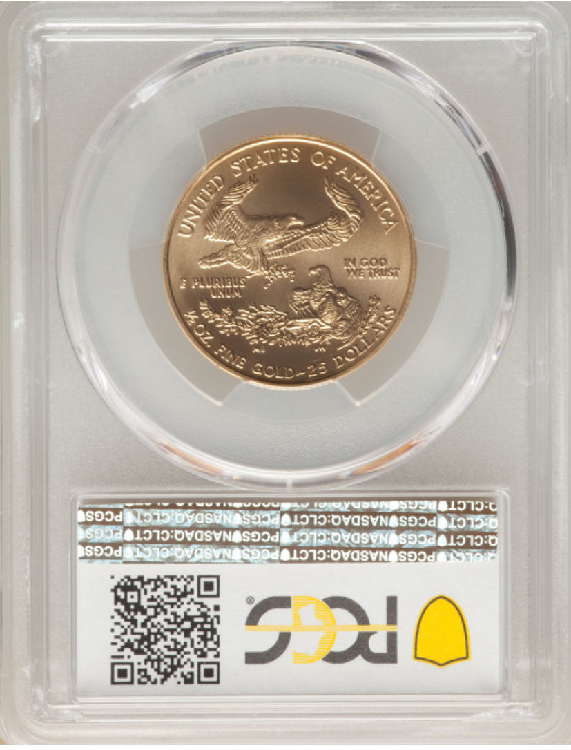 2001 $25 Gold Eagle  coin collectible - Main Image 2