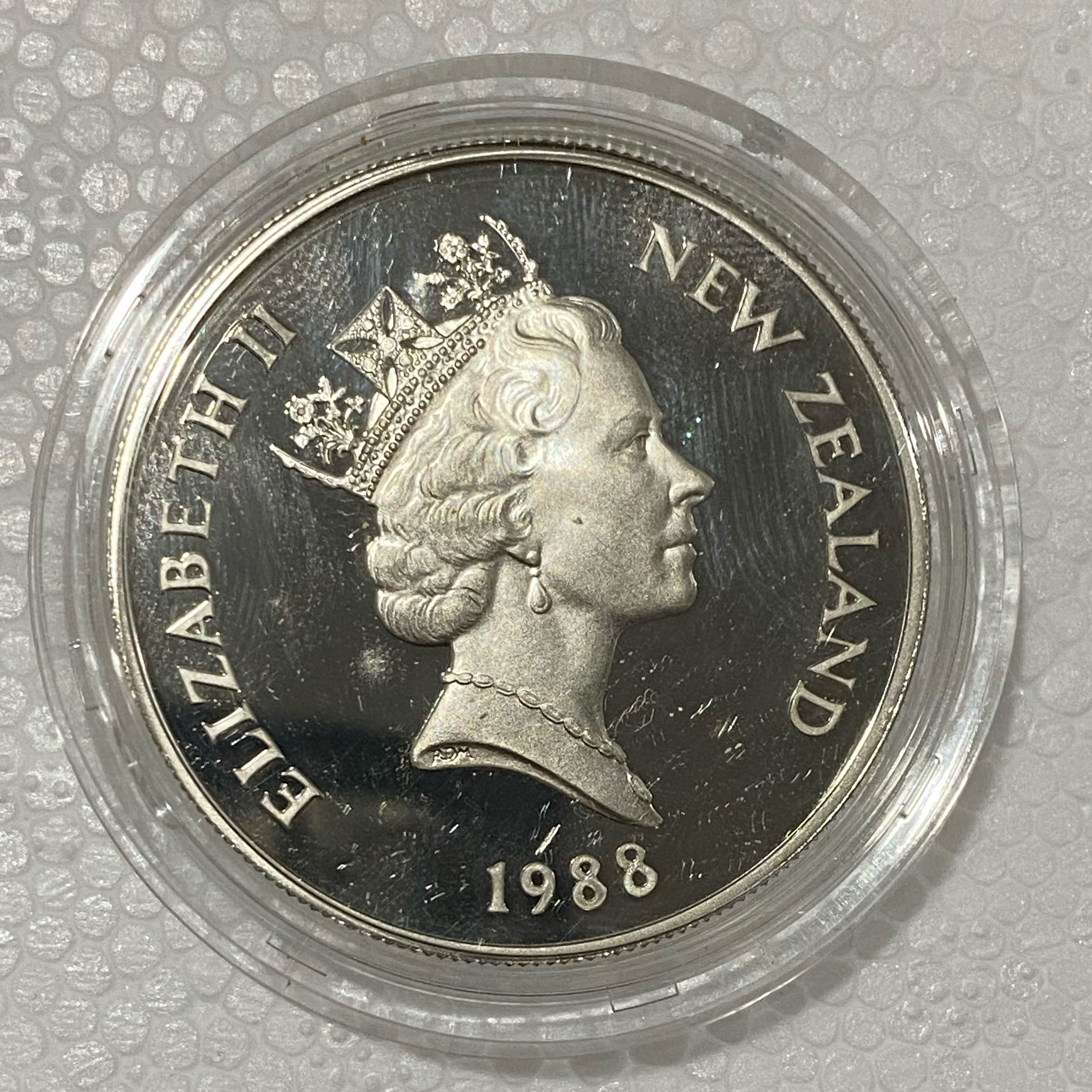 New Zealand Proof Silver Dollar Coin  coin collectible - Main Image 2