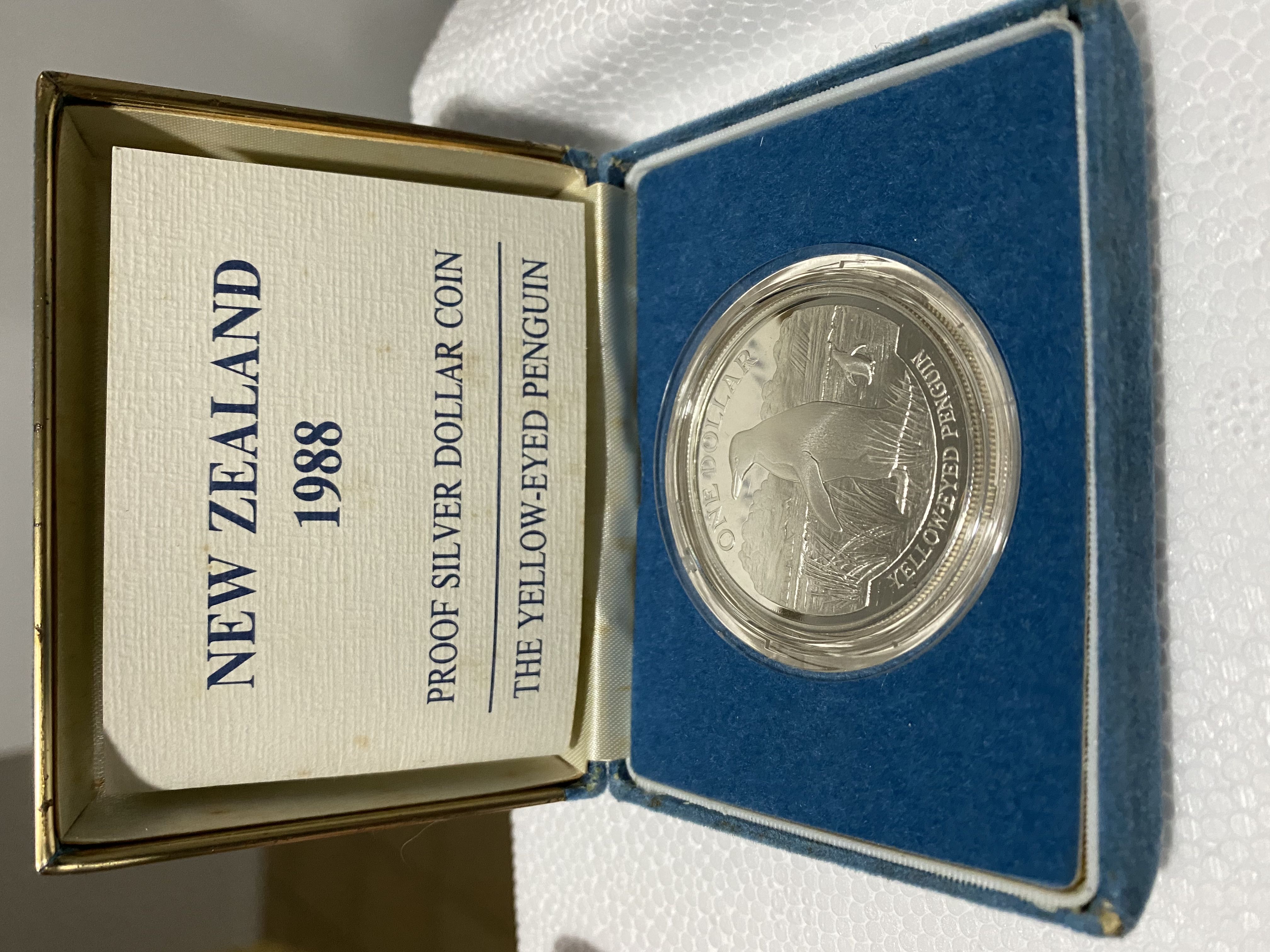 New Zealand Proof Silver Dollar Coin  coin collectible - Main Image 3