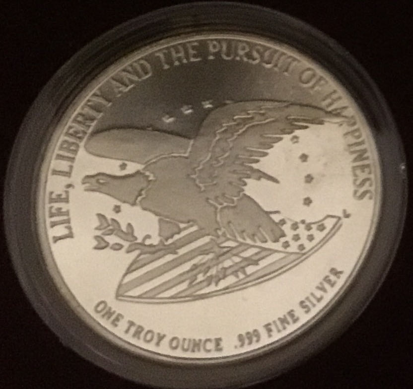 Bill of Rights Commemorative Silver Coin in Advantage Chrysler Box  coin collectible - Main Image 2
