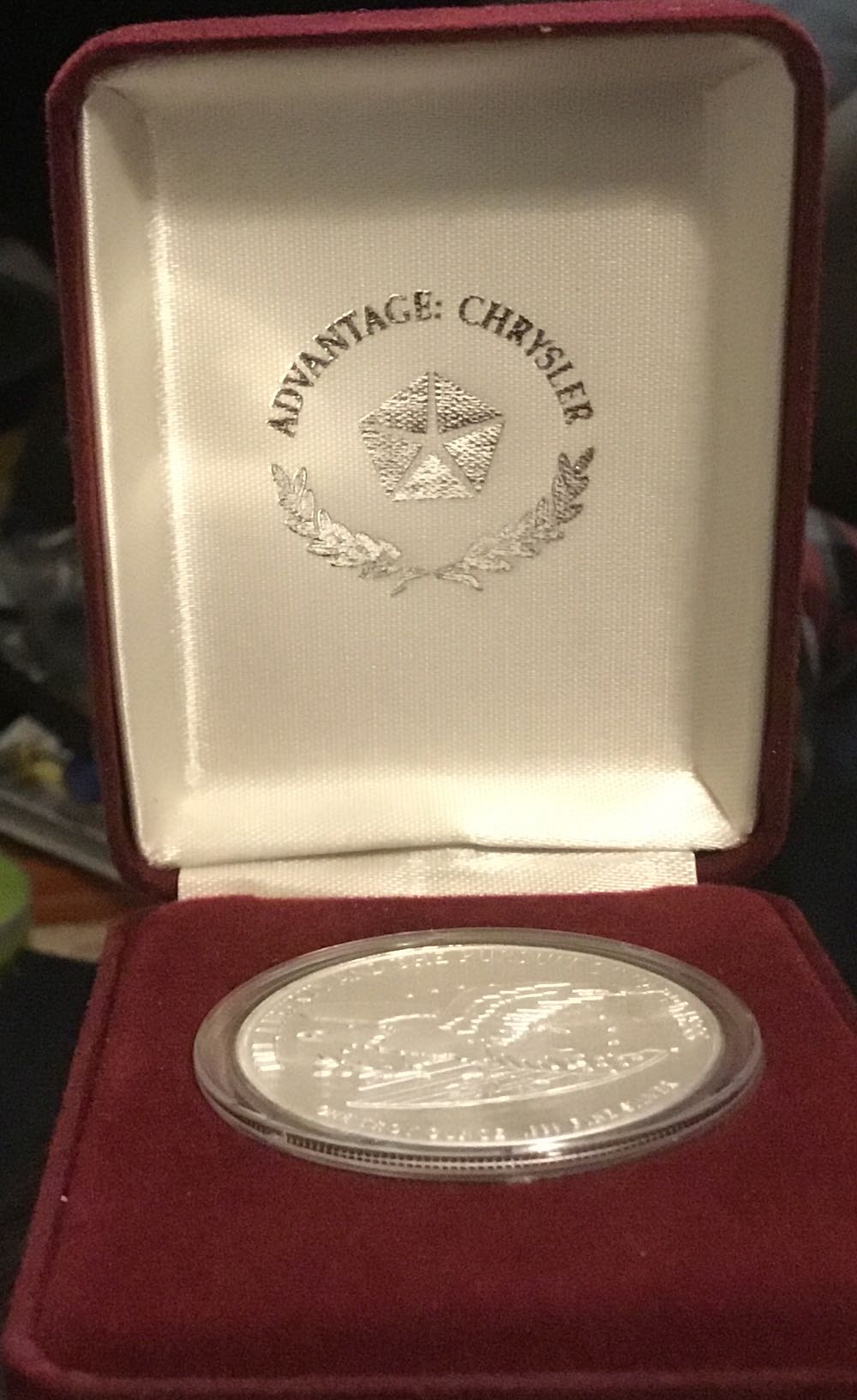 Bill of Rights Commemorative Silver Coin in Advantage Chrysler Box  coin collectible - Main Image 4