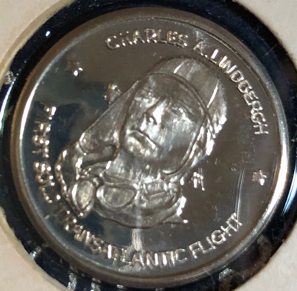 Charles A. Lindbergh Gold Piece  coin collectible - Main Image 3