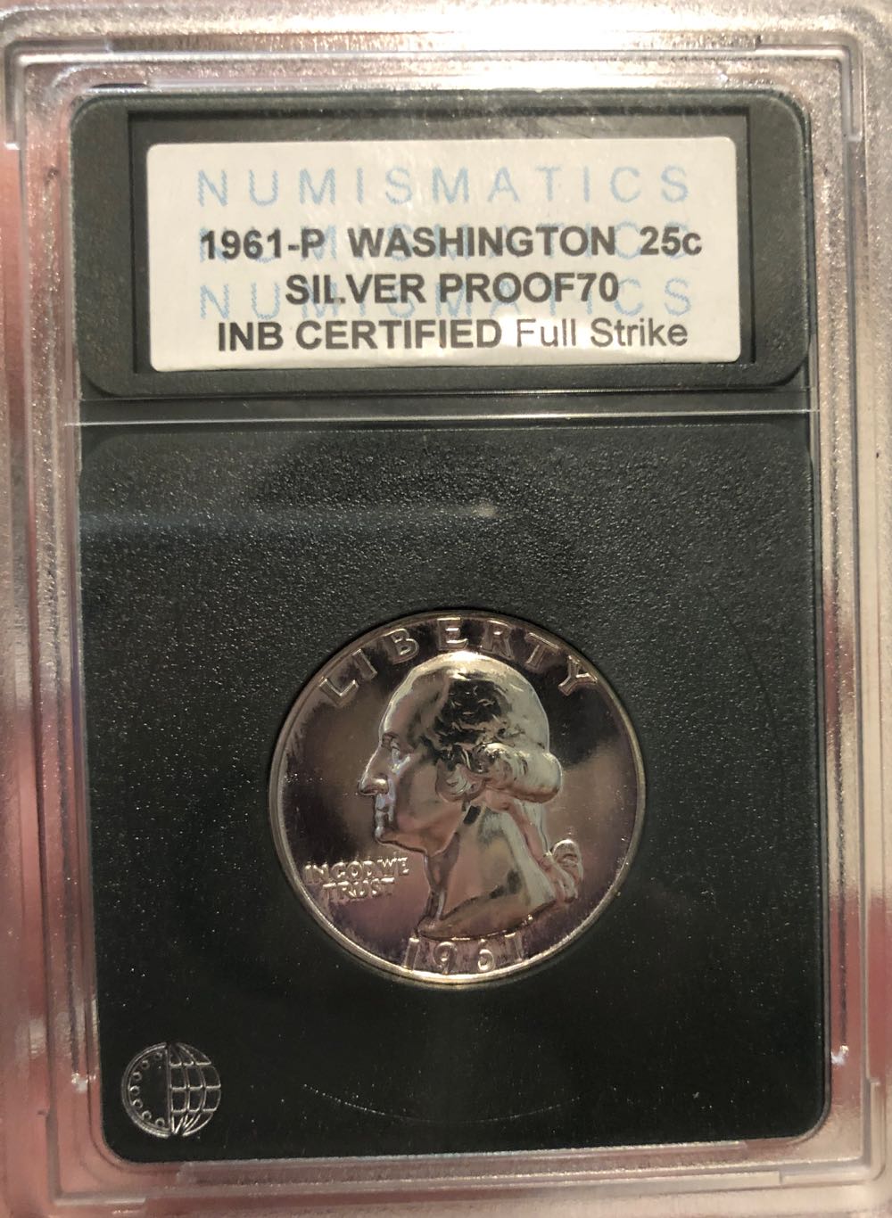 1961 P Washington Quarter  coin collectible - Main Image 1