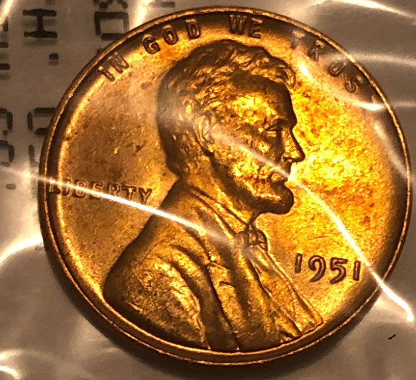 1951 P Lincoln Wheat Cent  coin collectible - Main Image 2