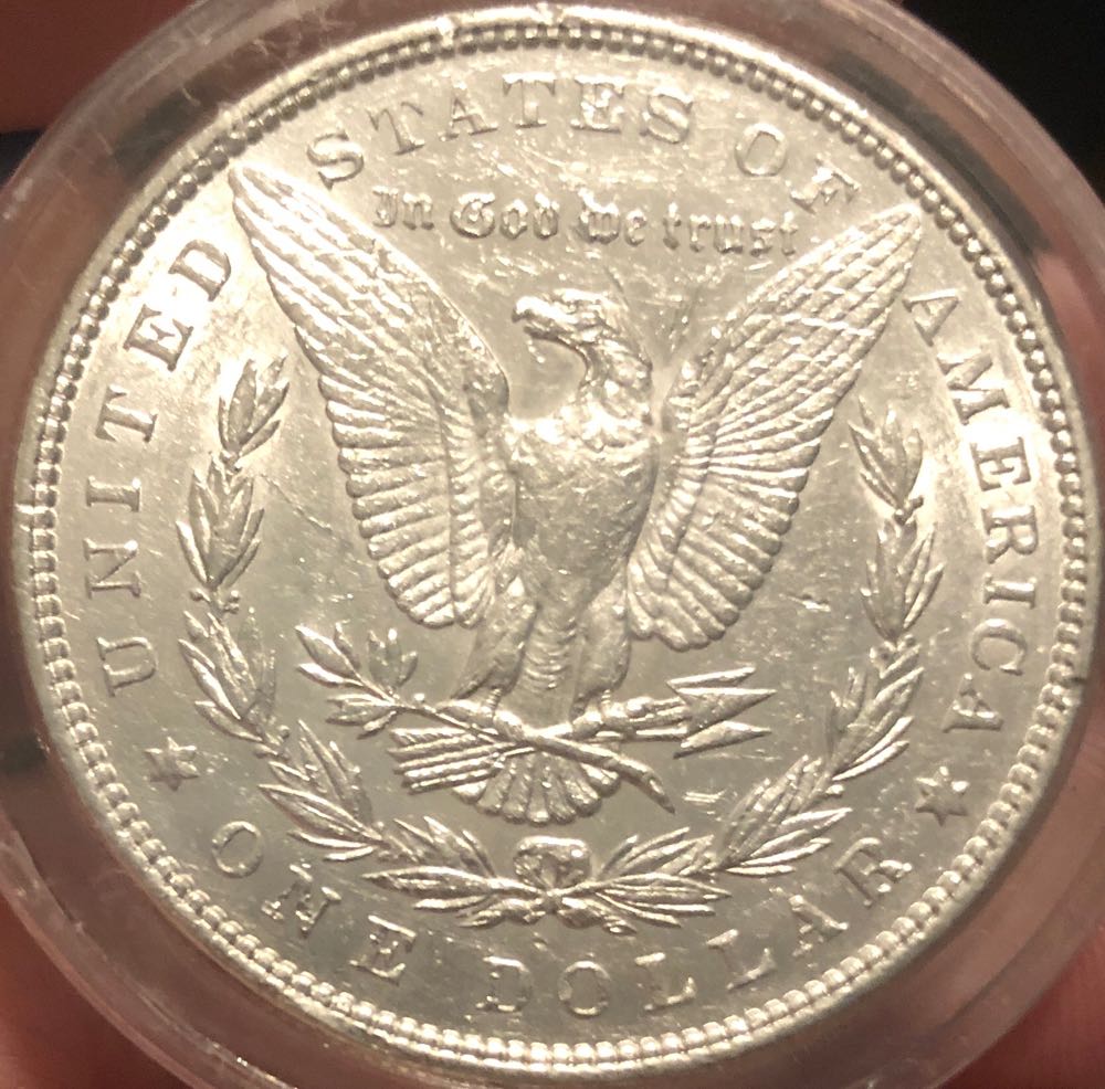 1885 P Morgan Silver Dollar  coin collectible - Main Image 2