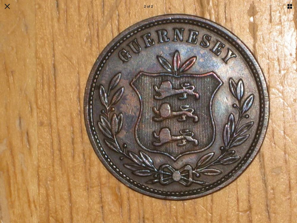 1874 8 Doubles  coin collectible - Main Image 2