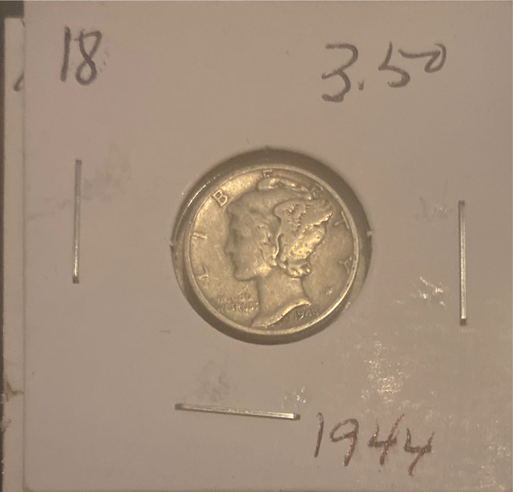 Mercury Dime 1944  coin collectible - Main Image 2