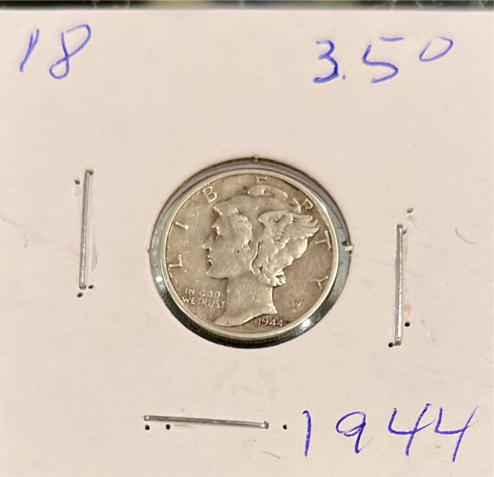 Mercury Dime 1944  coin collectible - Main Image 4