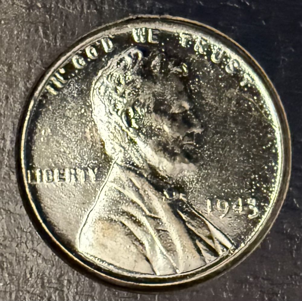 1943 Lincoln Wheat Cent ‘Steel’  coin collectible - Main Image 2