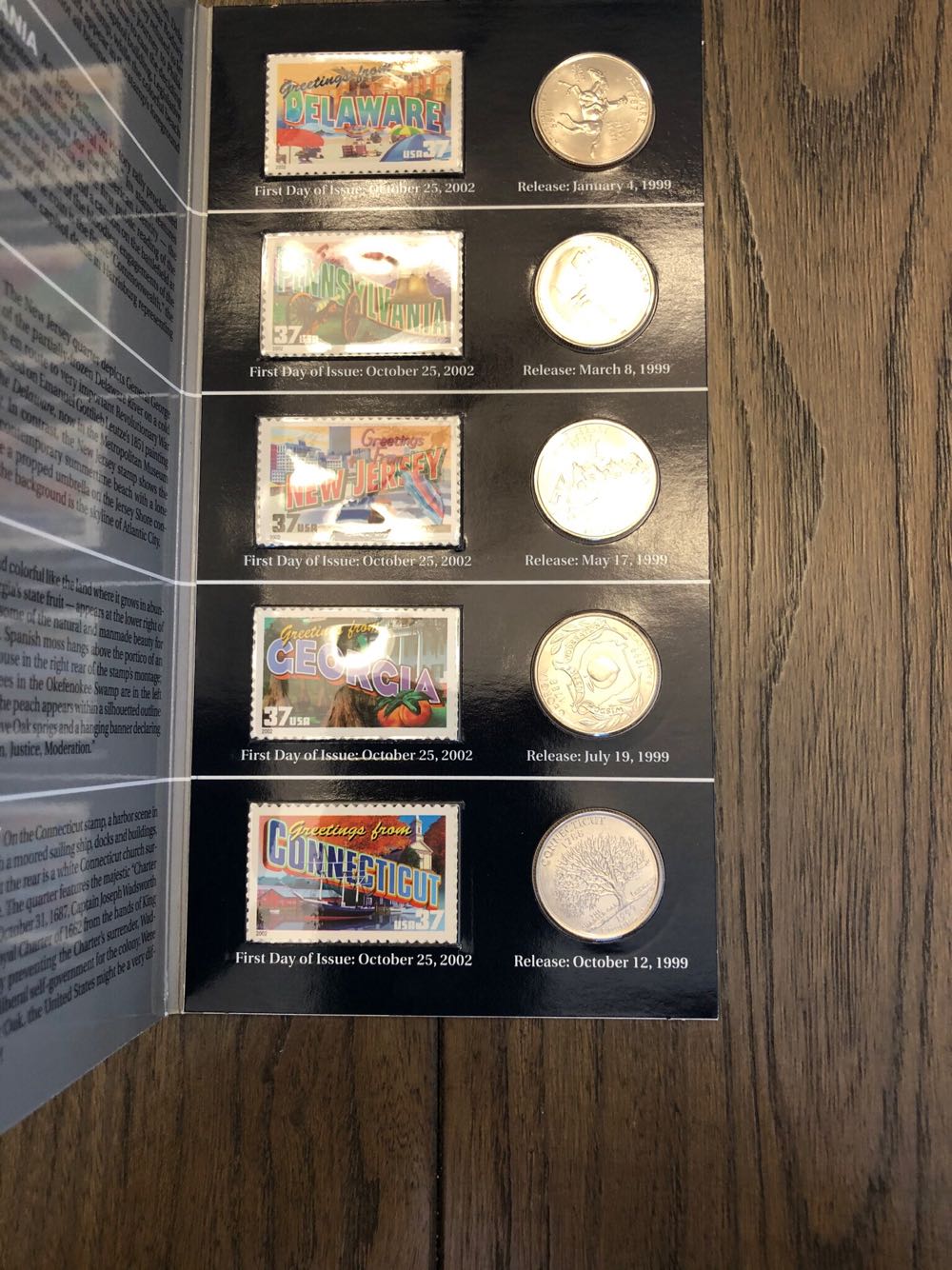 50 State Quarters Greetings From America Portfolio  coin collectible - Main Image 2