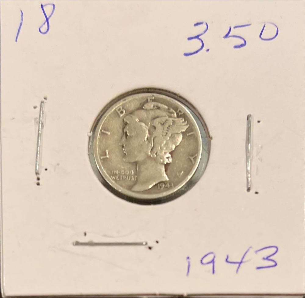 Mercury Dime 1943-D (FB)  coin collectible - Main Image 2