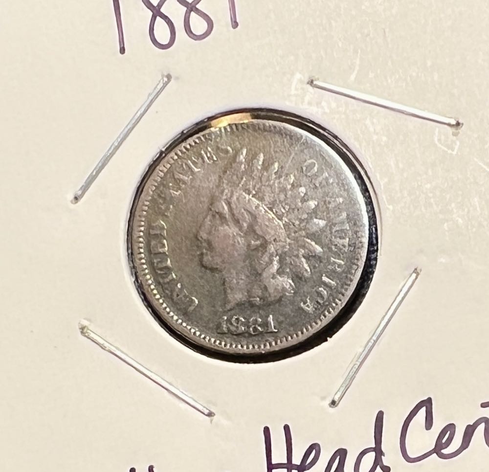 1881 Indian Head Cent  coin collectible - Main Image 3