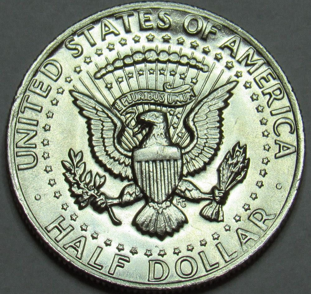 1977 Kennedy 50 Cent Coin  coin collectible - Main Image 2