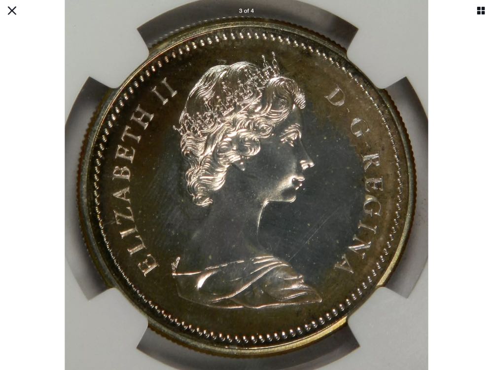 1973 Canadian Silver dollar  coin collectible - Main Image 2
