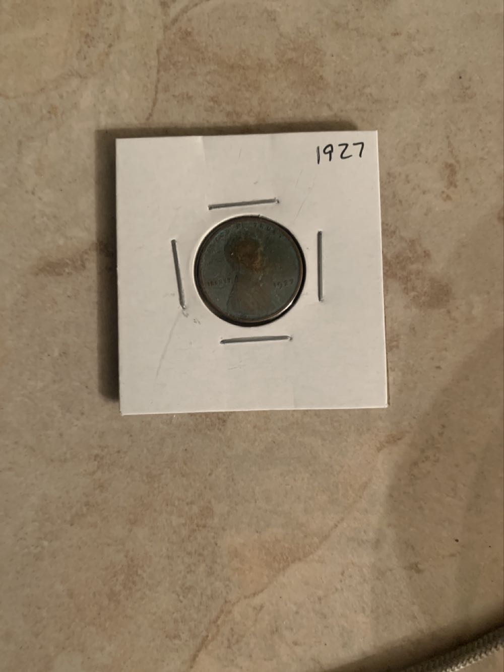 1927 Wheat Penny D coin collectible - Main Image 1