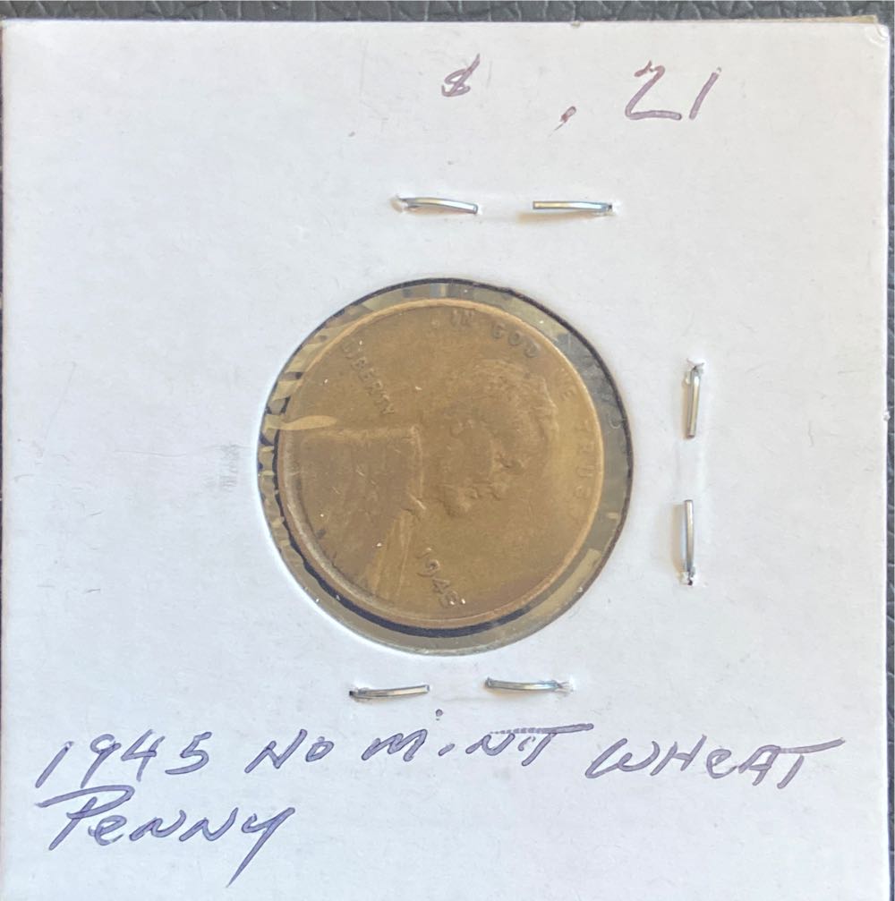 Lincoln Wheat Penny 1945  coin collectible - Main Image 2