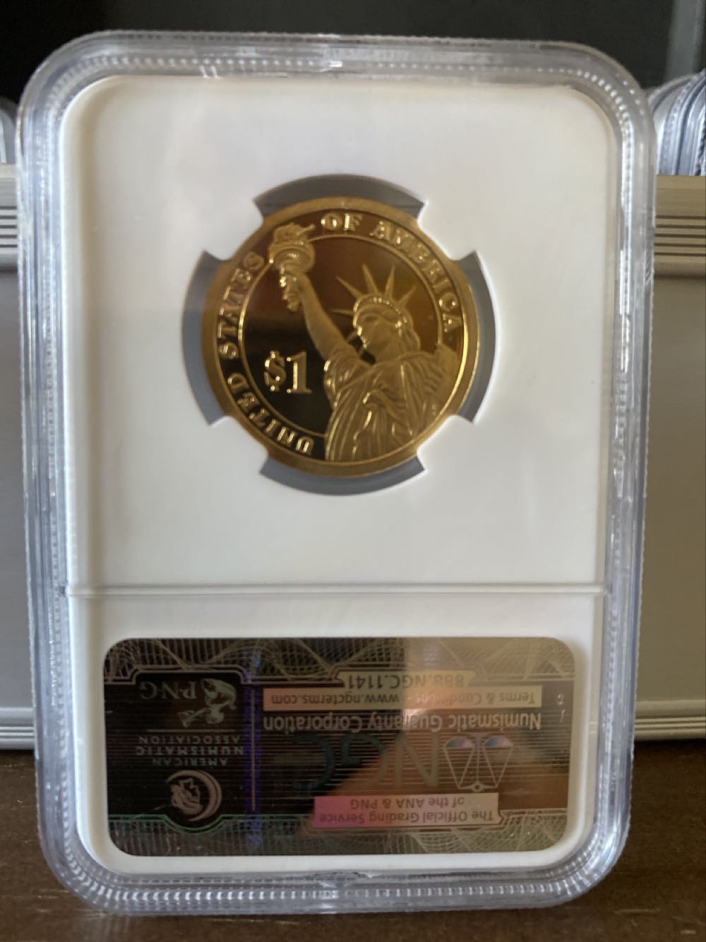 Presidential Dollars  coin collectible [Barcode 02080269003399727107] - Main Image 2