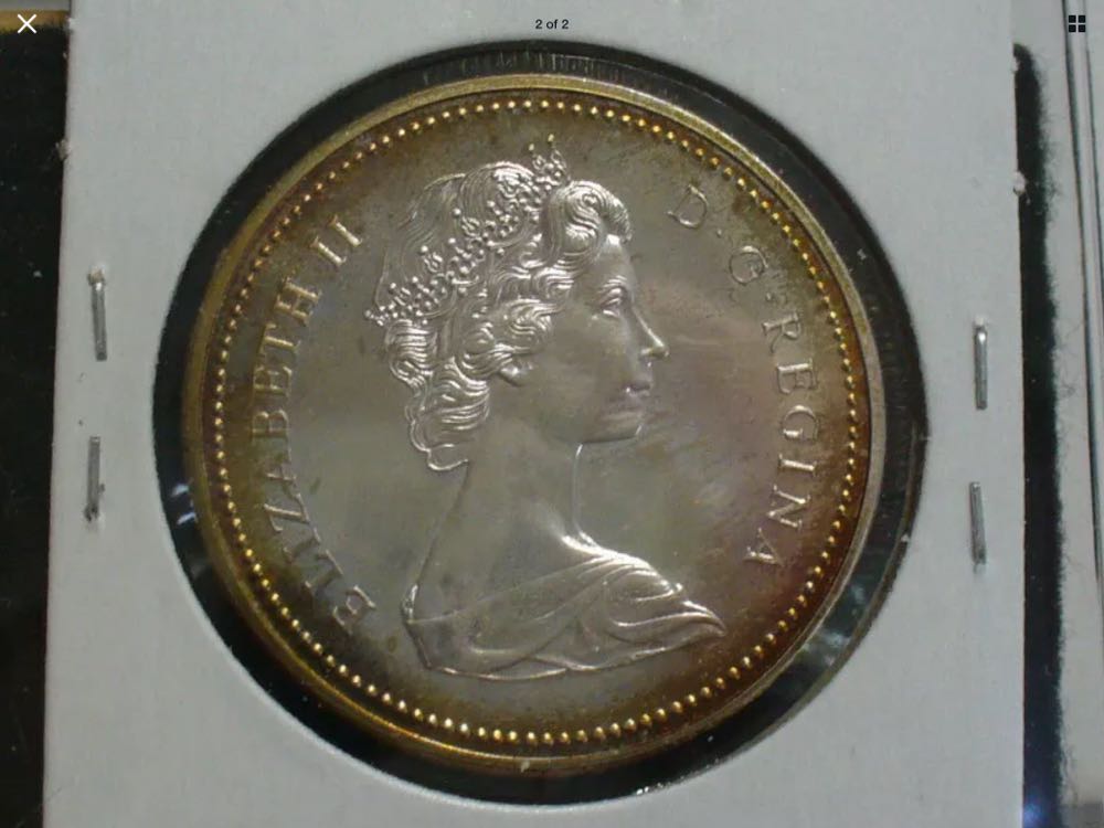 1973 Canadian Silver Dollar  coin collectible - Main Image 2