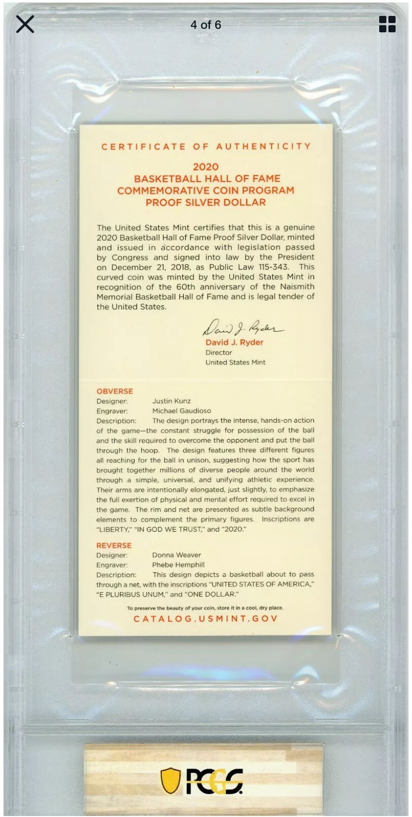 2020 P Dominique Wilkins  coin collectible - Main Image 4