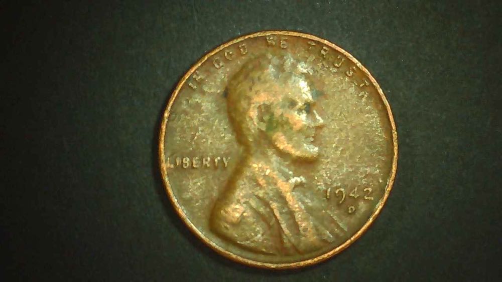 1942-D Lincoln Wheat Ears Cent  coin collectible - Main Image 2
