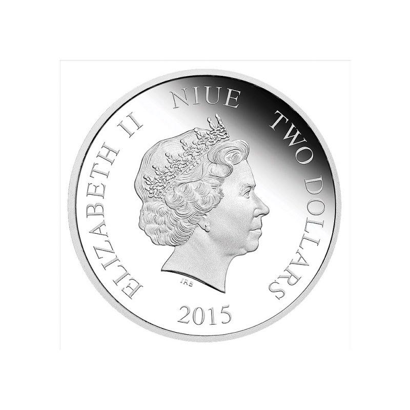 2015 Niue $2 Disney Princess: Ariel - 1 oz Fine Silver Coin  coin collectible - Main Image 2