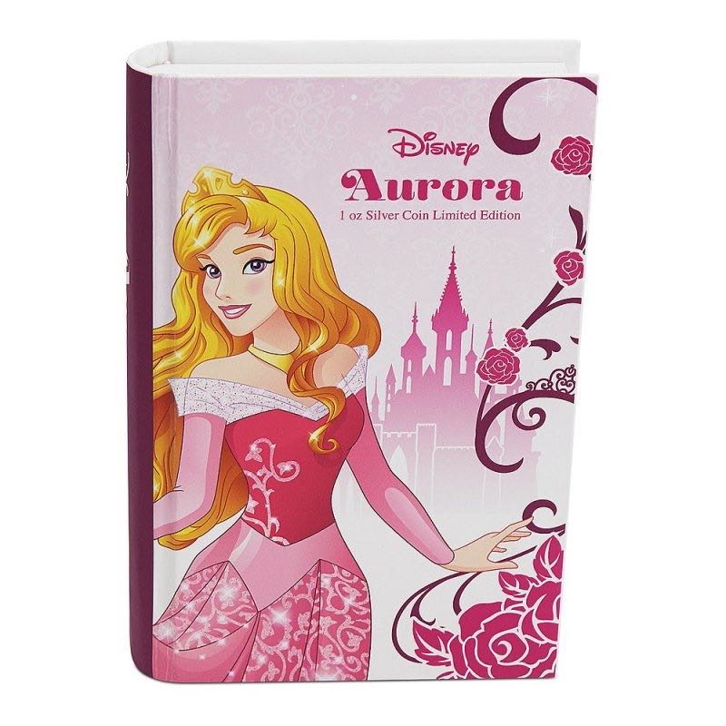 2015 Niue $2 Disney Princess: Aurora - 1 oz Fine Silver Coin  coin collectible - Main Image 3