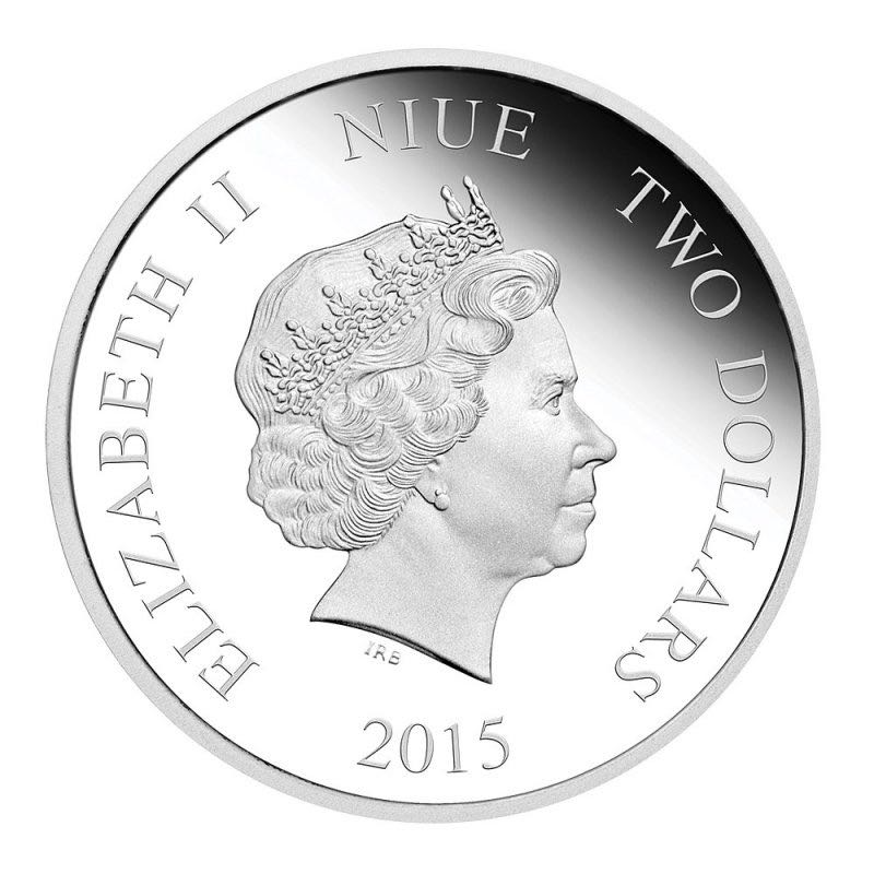 2015 Niue $2 Disney Princess: Cinderella - 1 oz Fine Silver Coin  coin collectible - Main Image 2