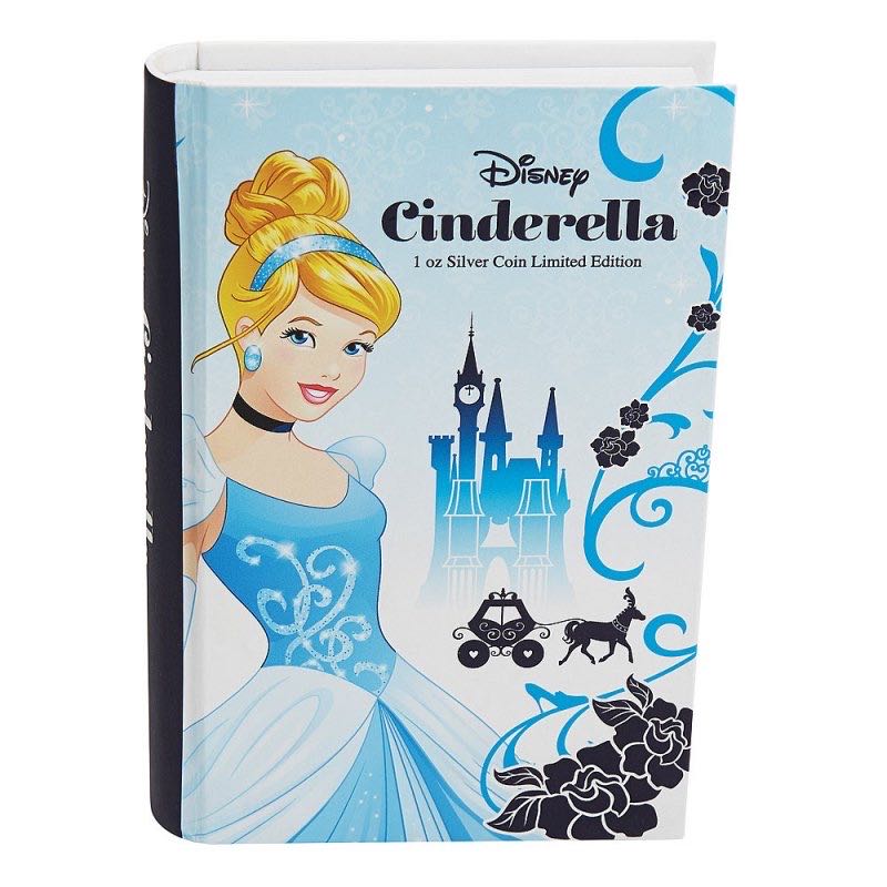 2015 Niue $2 Disney Princess: Cinderella - 1 oz Fine Silver Coin  coin collectible - Main Image 3