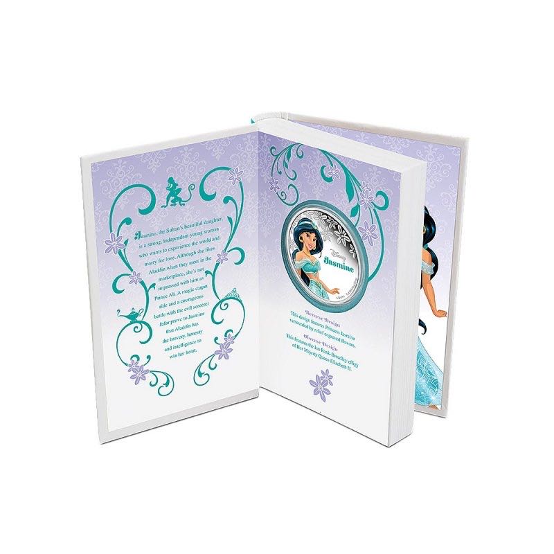 2015 Niue $2 Disney Princess: Jasmine - 1 oz Fine Silver Coin  coin collectible - Main Image 4