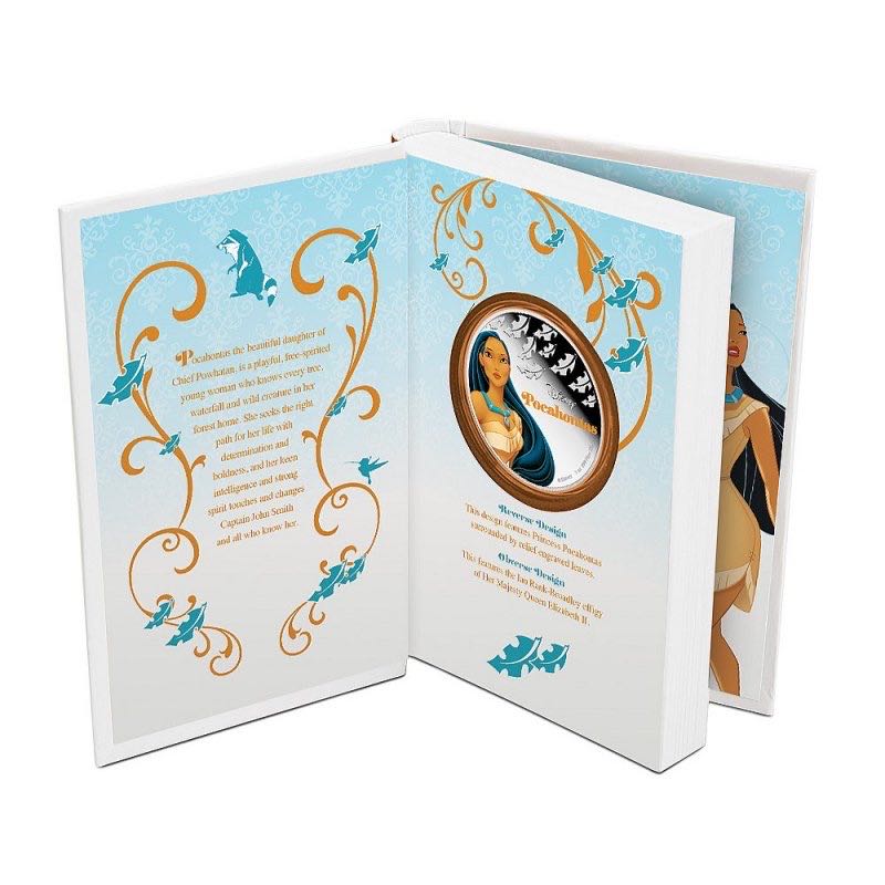 2016 Niue $2 Disney Princess: Pocahontas - 1 oz Fine Silver Coin  coin collectible - Main Image 4