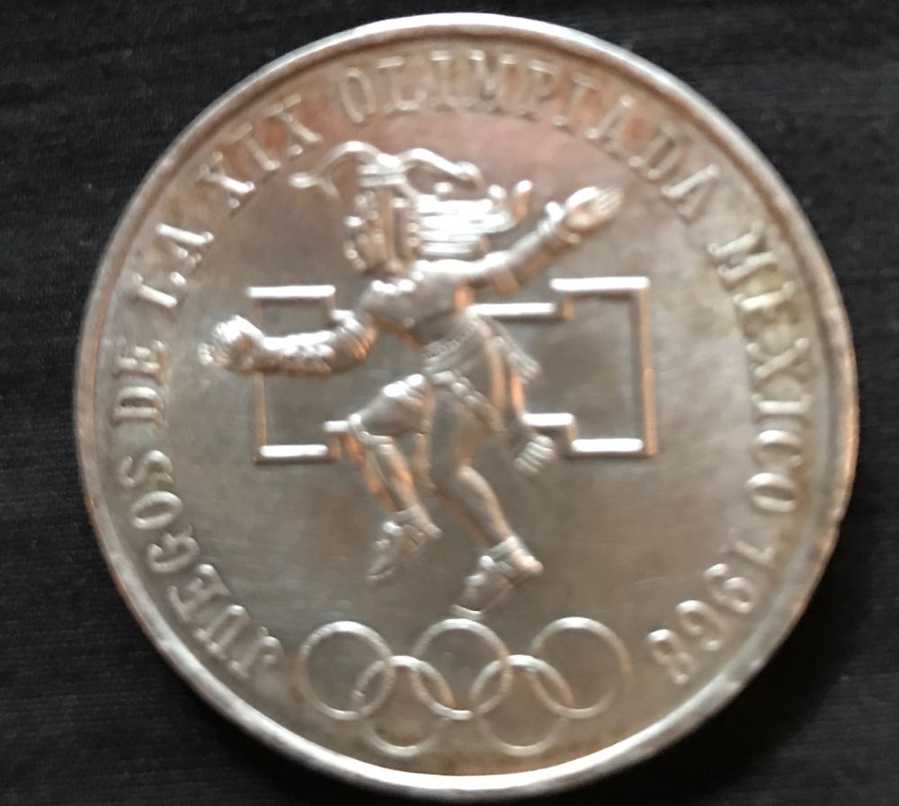 25 Cesos Olimpiada Mexico 1968  coin collectible - Main Image 2