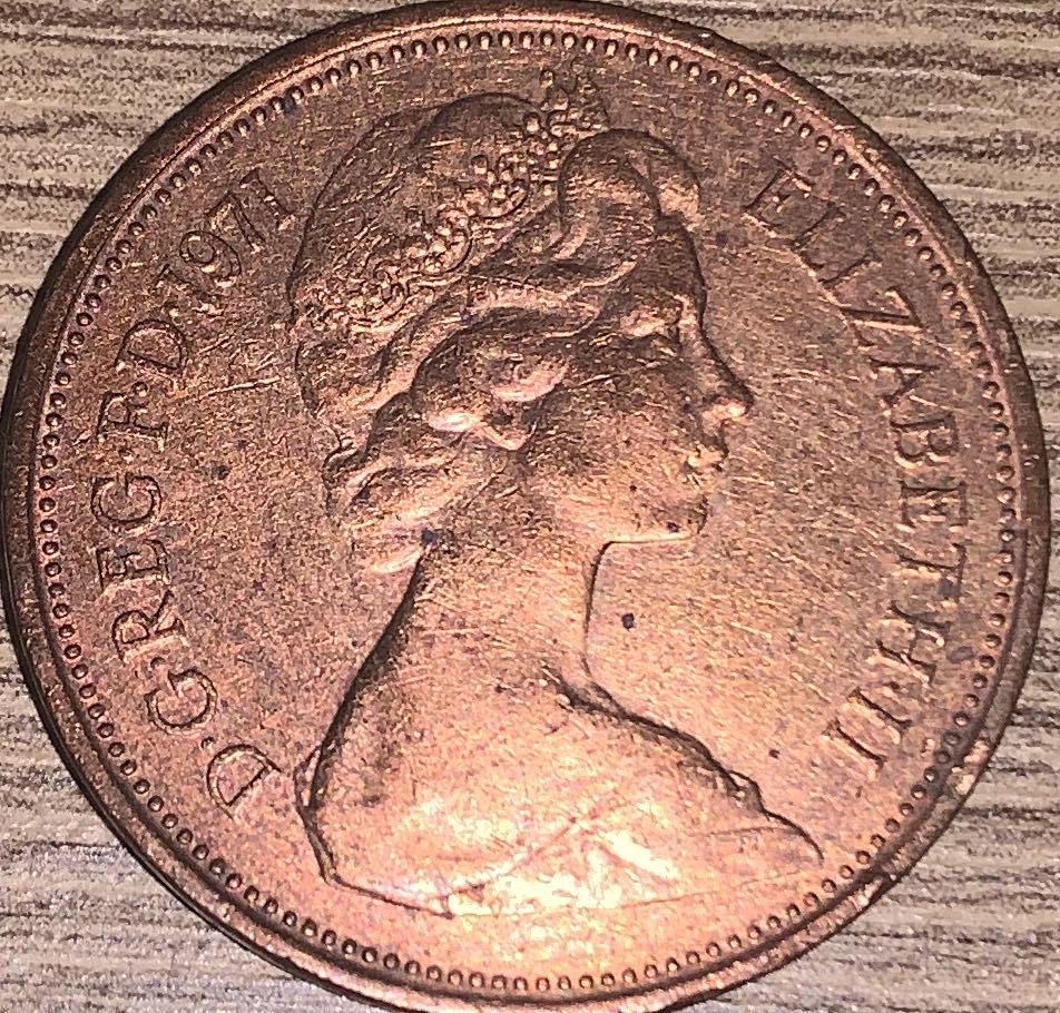 United KIngdom 2 New Pence, 1971  coin collectible - Main Image 2