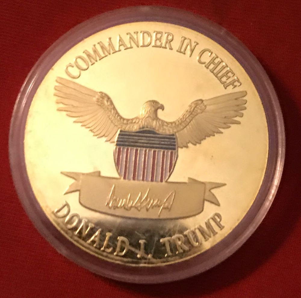 Donald Trump 2020 Gold Coin  coin collectible - Main Image 2
