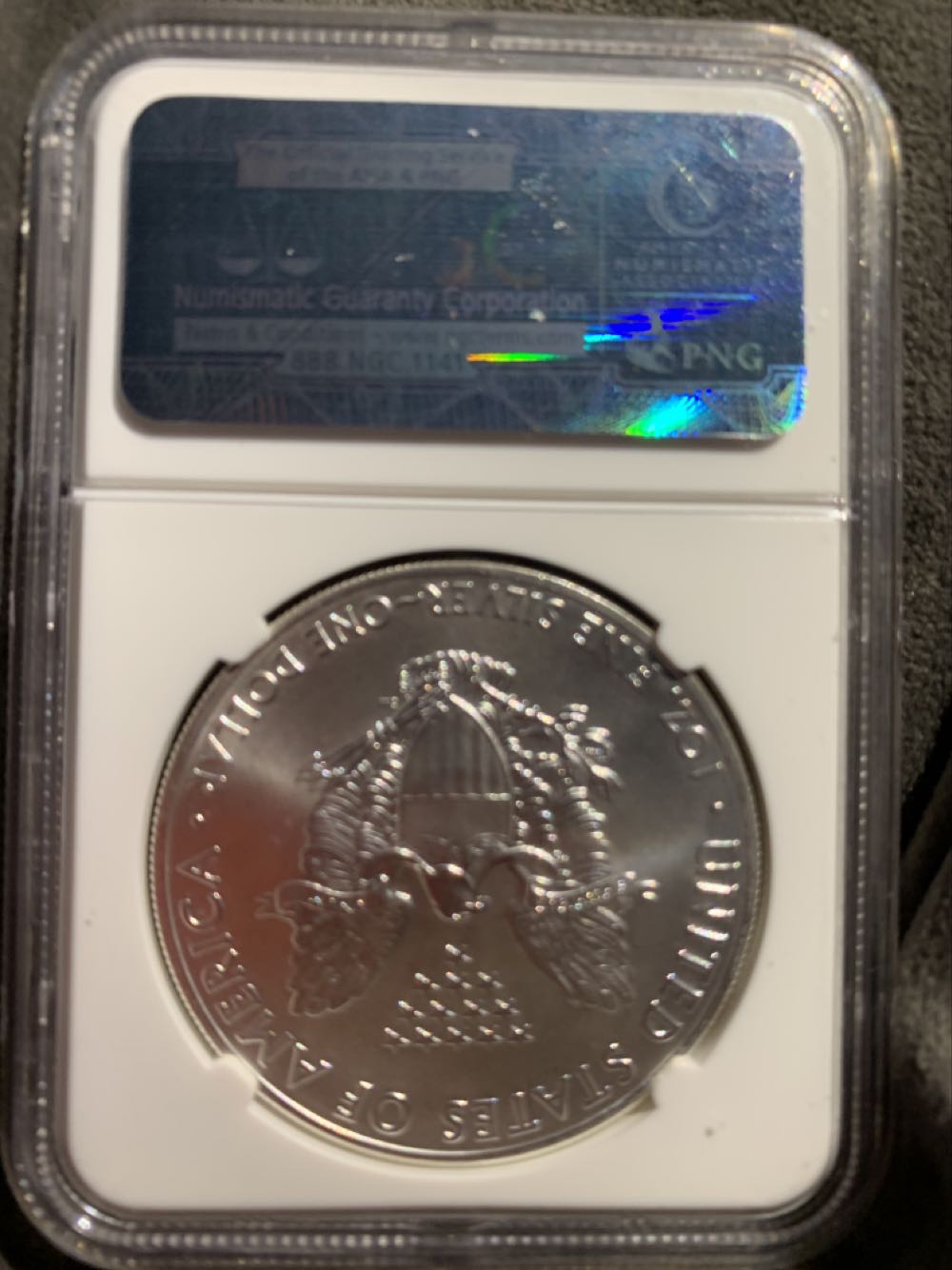 Eagle 2014 NGC MS 69  coin collectible [Barcode 71079469003856238396] - Main Image 2