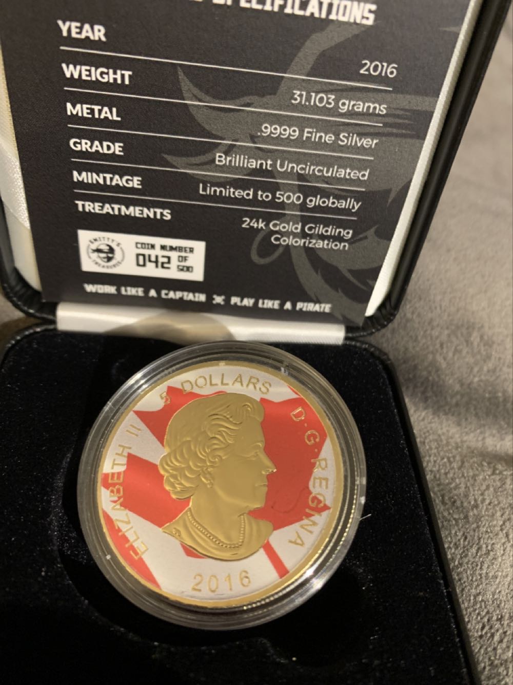 2016 Fire Cougar  coin collectible - Main Image 2