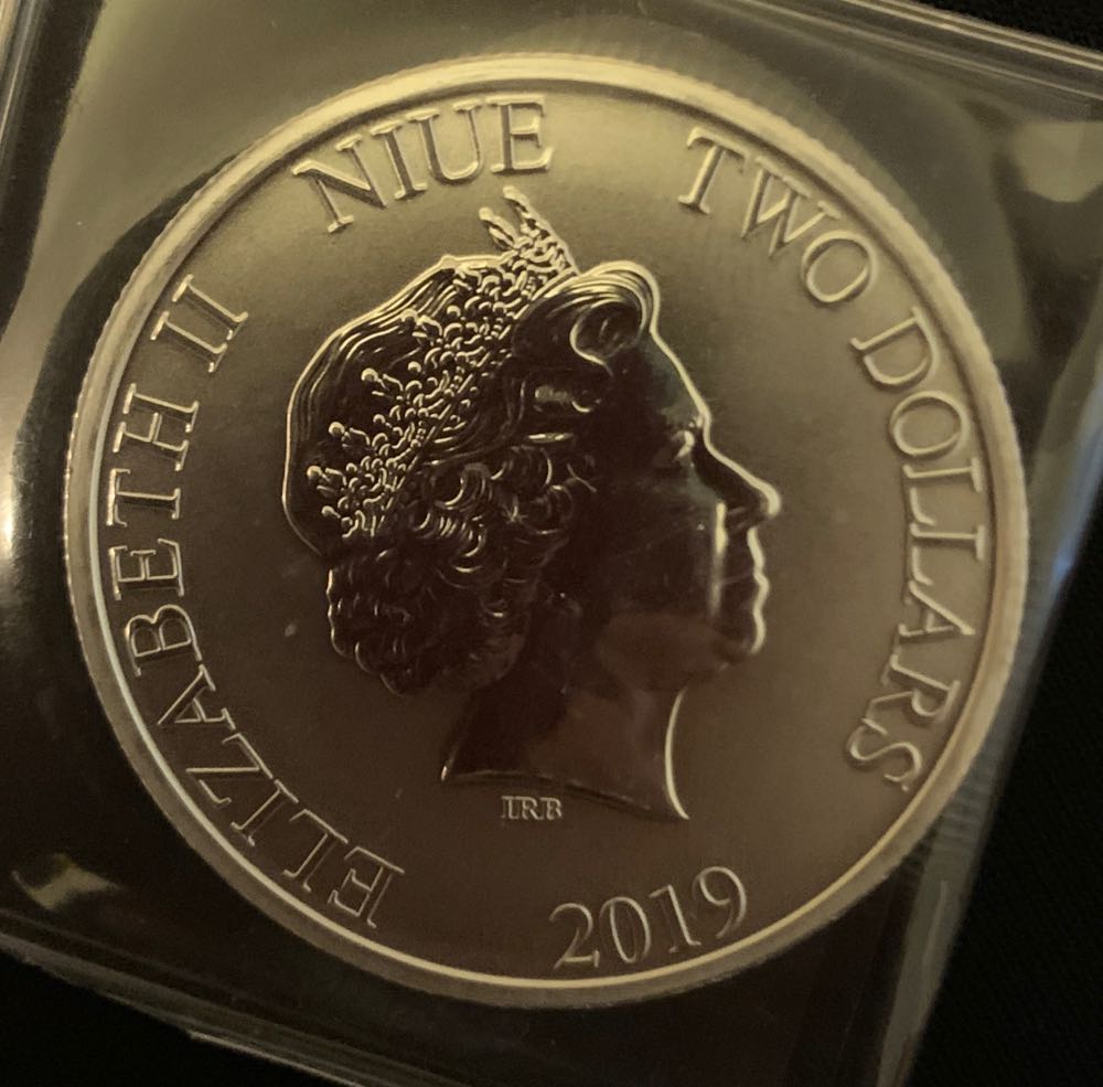 Darth Vader Lightsabre 2019  coin collectible - Main Image 2