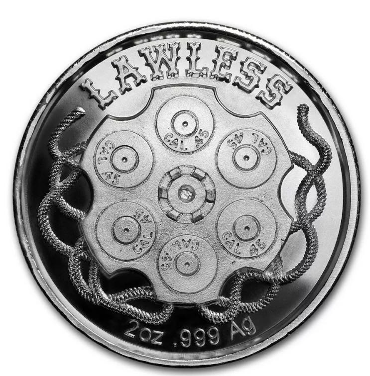Lawless 2 Oz  coin collectible - Main Image 2