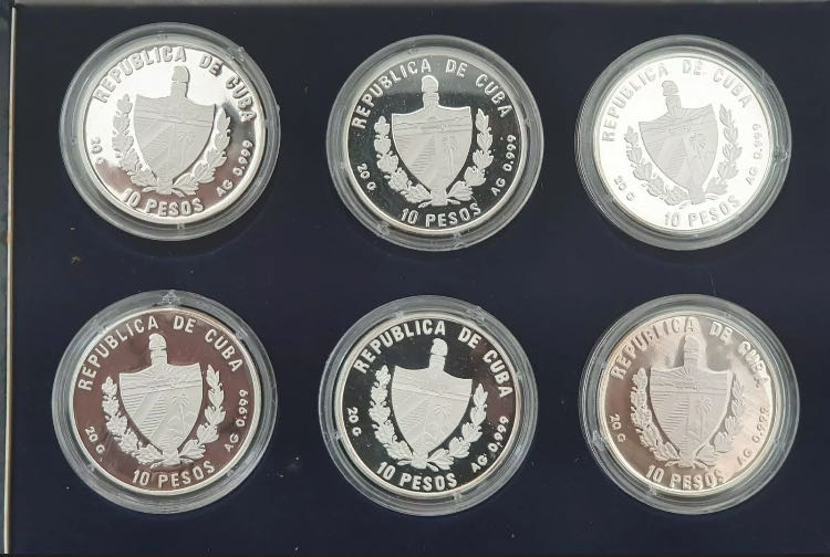 Mexican Coloured Set Of 6   coin collectible - Main Image 2