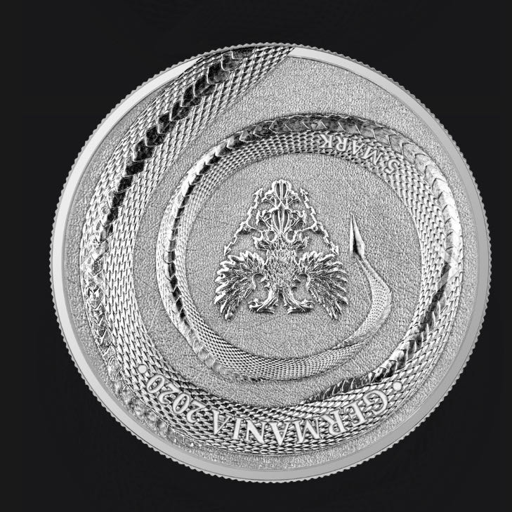 Germania Beasts Fafnir Dragon  coin collectible - Main Image 2