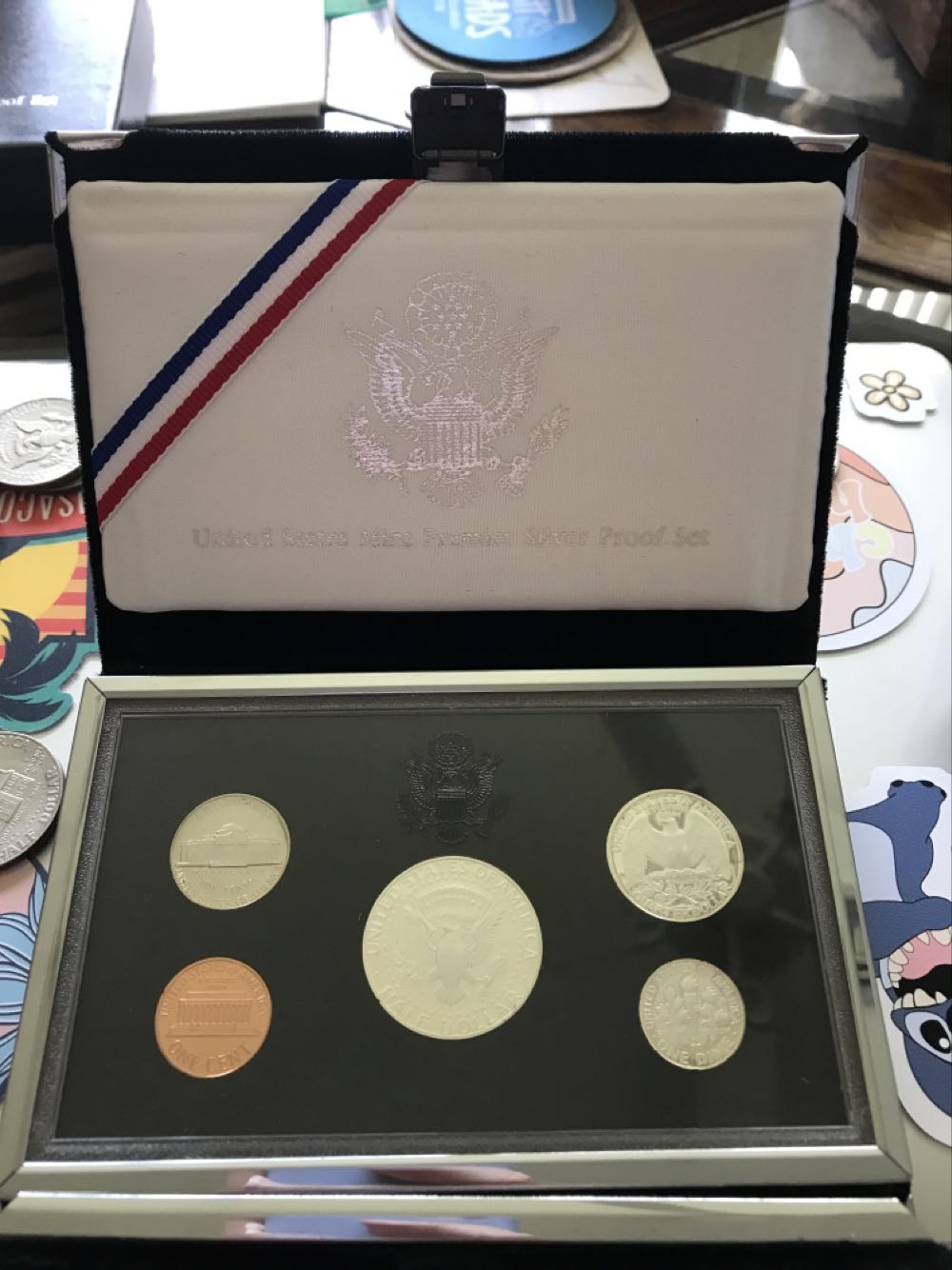 1996 US Mint Premier Silver Proof Set  coin collectible - Main Image 3