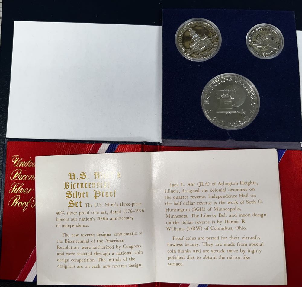1776-1976 United States Bicentennial Silver Proof Set  coin collectible - Main Image 3
