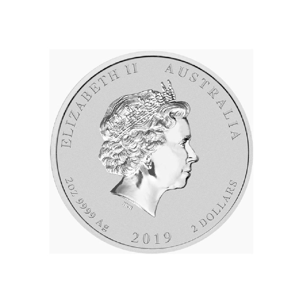 2019 Tuvalu 1oz Silver Homer Simpson BU  coin collectible - Main Image 2
