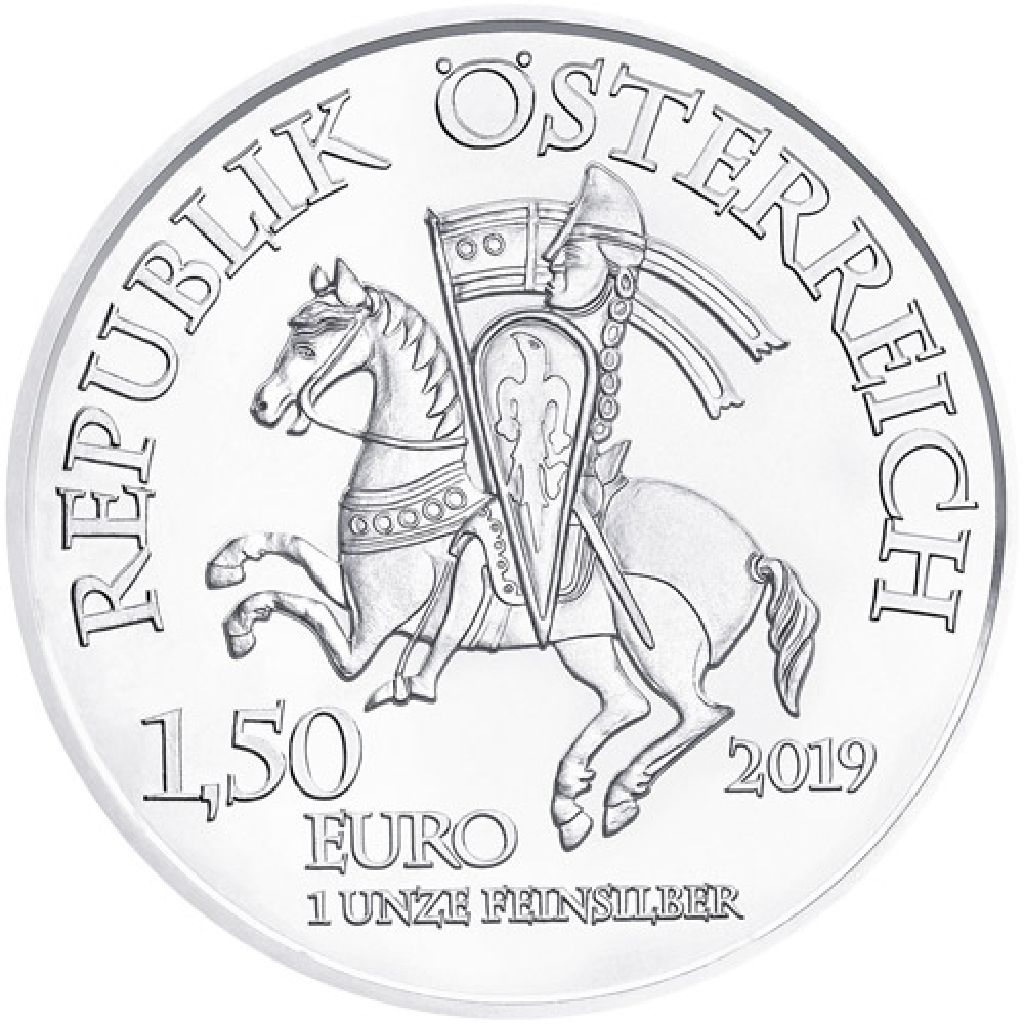 2019 Austria 1oz. Leopold BU  coin collectible - Main Image 2