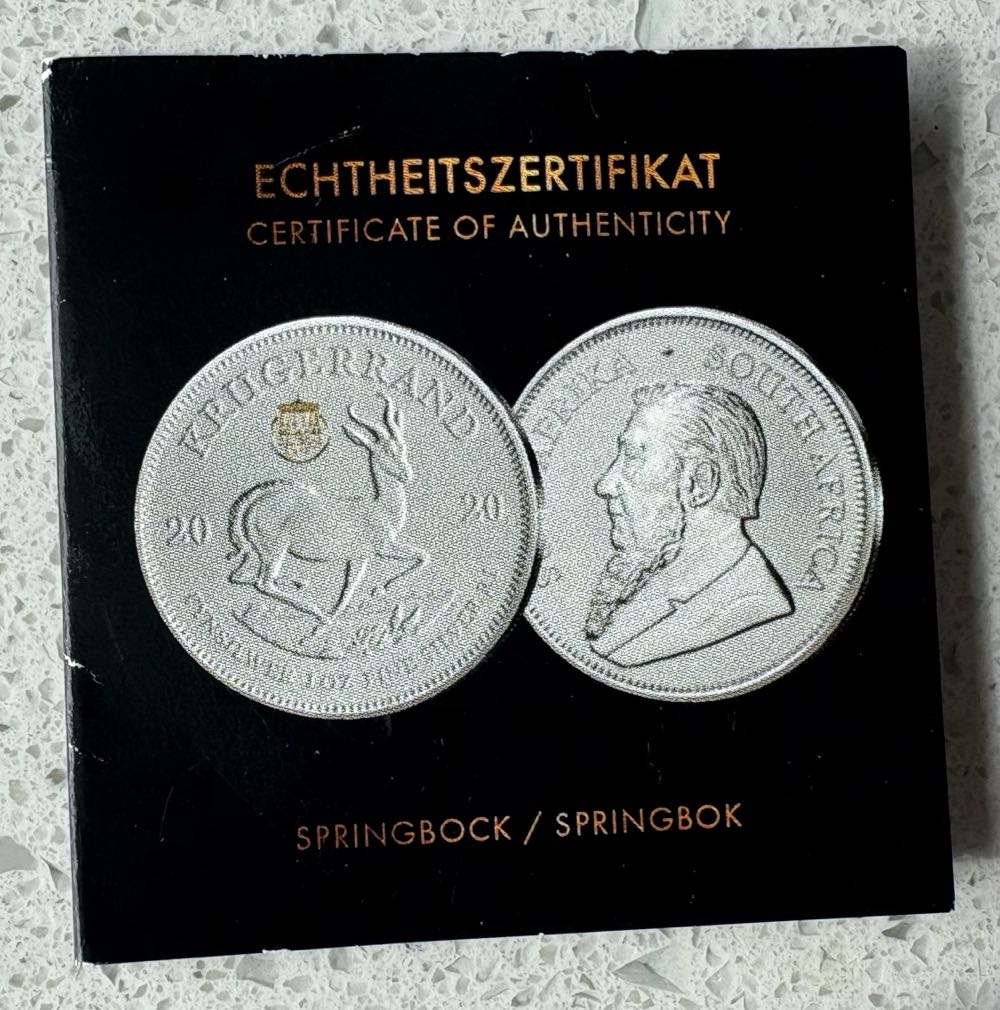 2020 Kruggerrand Unity Privy  coin collectible - Main Image 3